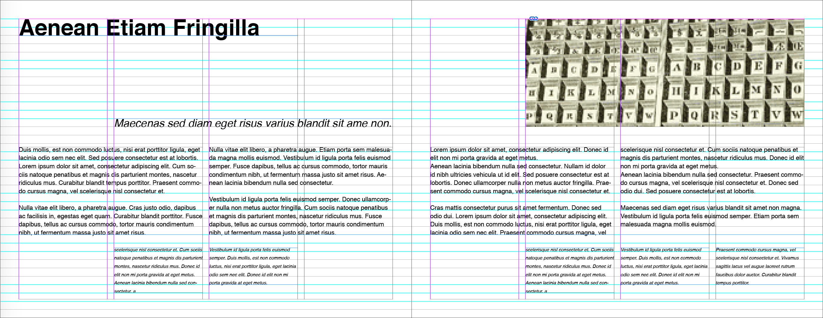 indesign screenshot of grid